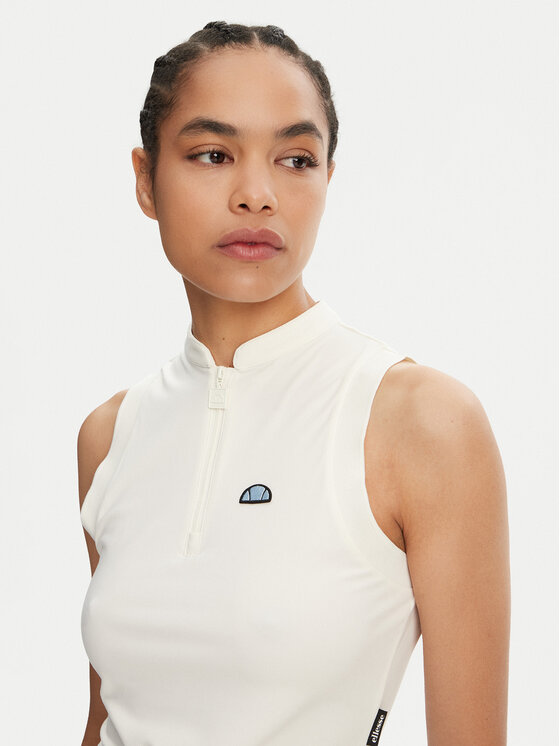 Ellesse Ellesse Sukienka codzienna Medusa SGZ21966 Biały Slim Fit