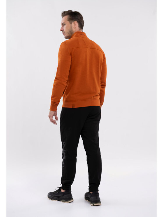 Volcano Volcano Bluza B-KAD Pomarańczowy Regular Fit