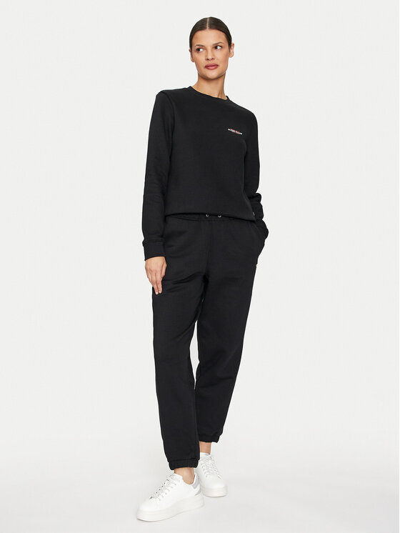 Guess Jeans Guess Jeans Felpa W4YQ07 KC811 Nero Regular Fit