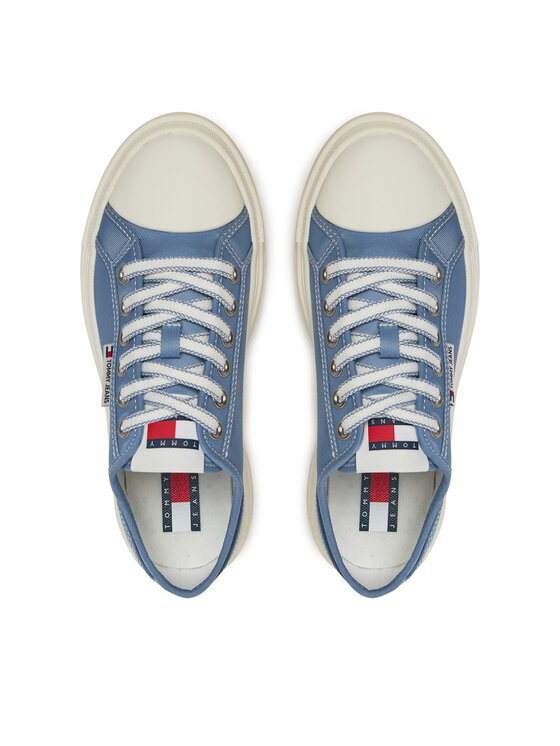 Tommy Jeans Tommy Jeans Trampki Foxing EN0EN02713 Niebieski