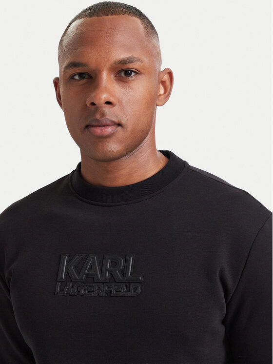 KARL LAGERFELD KARL LAGERFELD Mikina 705074 564953 Černá Regular Fit
