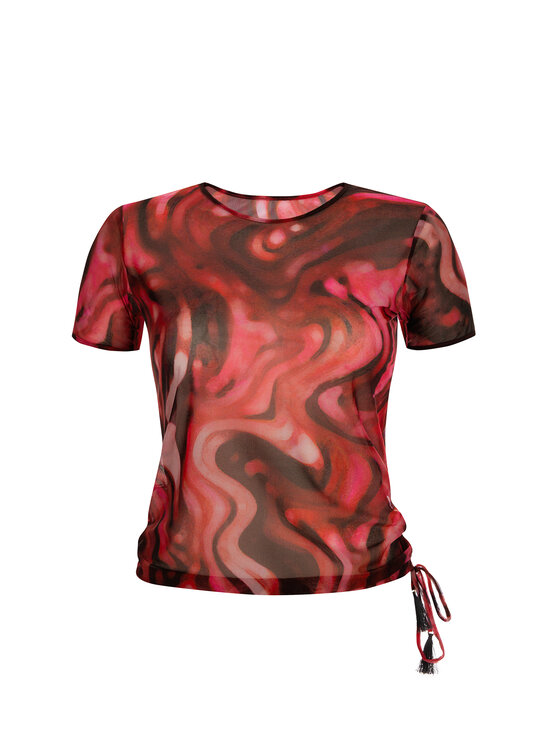 Miss Lou Miss Lou Blusa O-SI2-BRD Bordeaux