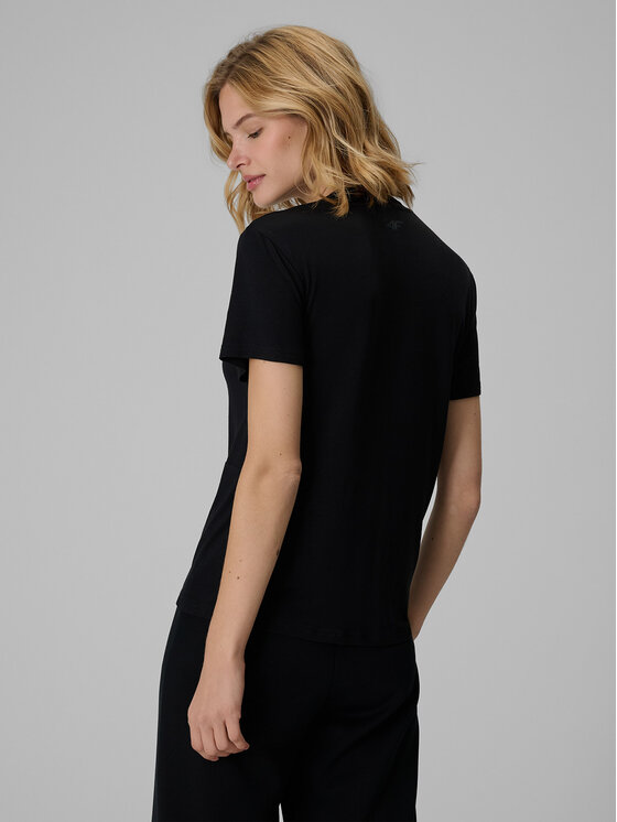 4F 4F T-Shirt SPORT OFFICE Czarny Regular Fit