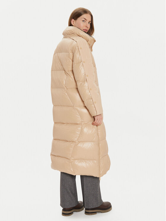 ViCOLO ViCOLO Pūkinė striukė TS0025 Smėlio Regular Fit