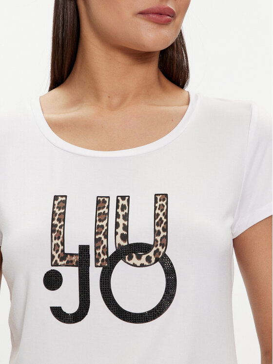 Liu Jo Liu Jo T-Shirt VA4227 JS360 Biały Regular Fit