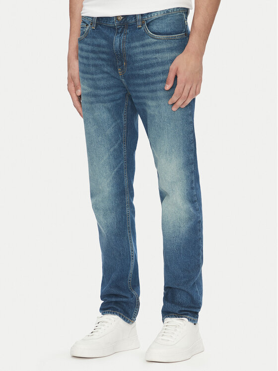 HUGO HUGO Blugi Ash 50541564 Albastru Slim Fit