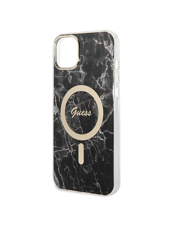 Guess Guess Etui na telefon Guess Marble Czarny