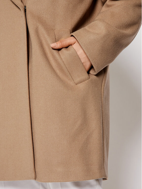 Persona by Marina Rinaldi Persona by Marina Rinaldi Volneni plašč 1903039 Rjava Regular Fit