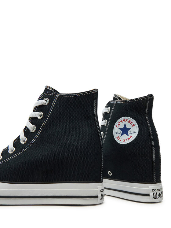 Converse Trampki Chuck Taylor All Star Wedge Platform A11909C Czarny Modivo.pl