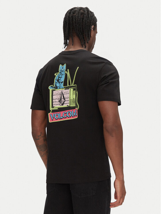 Volcom Volcom T-särk Catv A3512552 Must Classic Fit