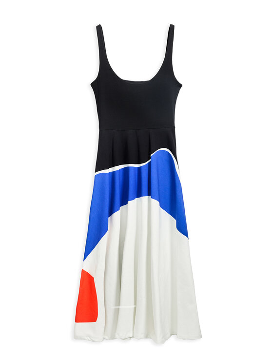 Desigual Desigual Haljina za svaki dan Ondas 25SWVK41 Šarena Regular Fit