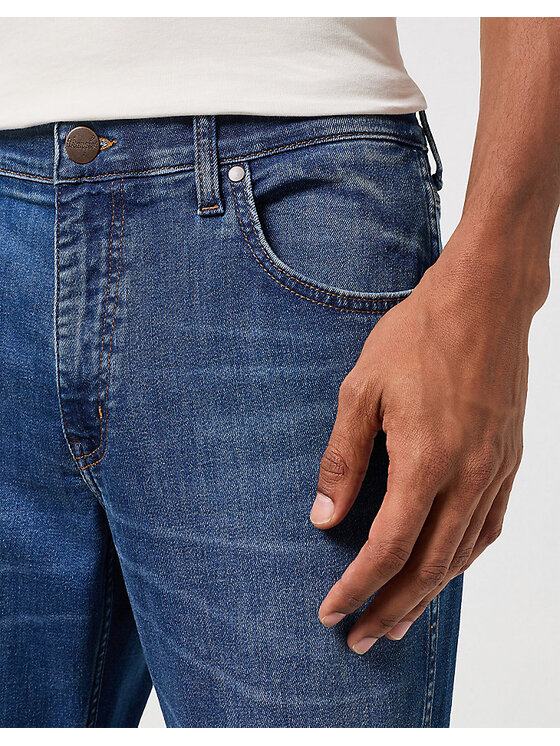 Wrangler Wrangler Jeansy GREENSBORO Niebieski Regular Fit