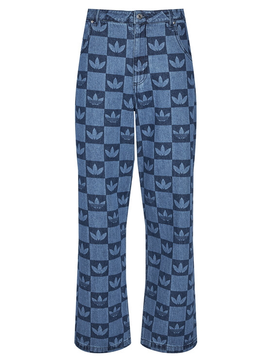 adidas adidas Džinsai JY2993 Mėlyna Regular Fit