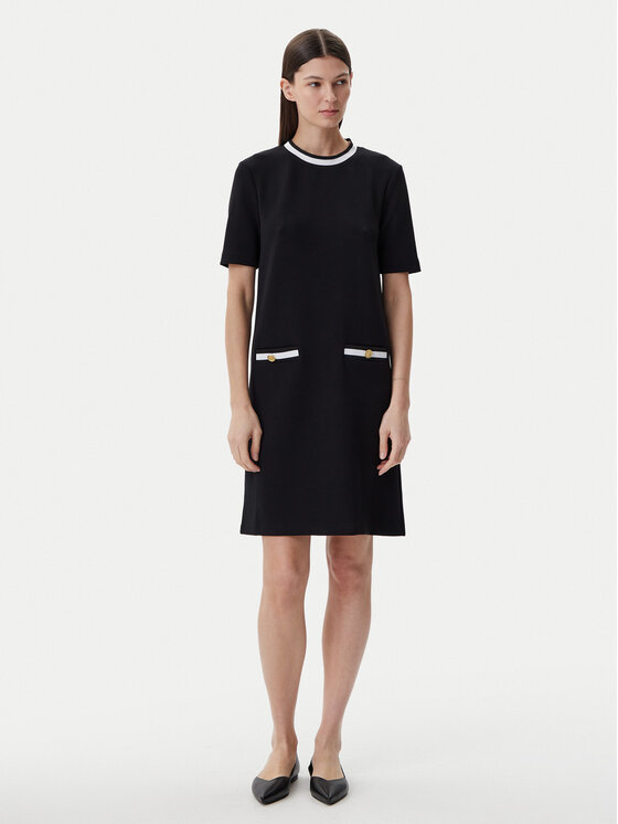 KARL LAGERFELD KARL LAGERFELD Vsakodnevna obleka A1W13041 Črna Regular Fit