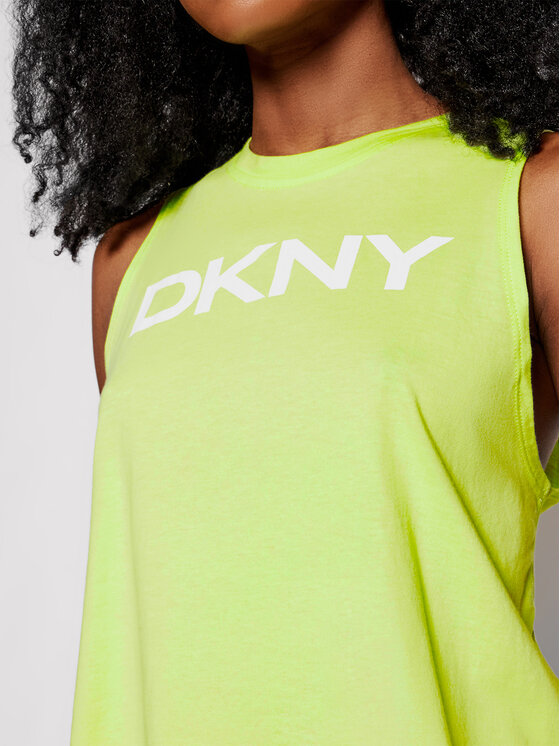 DKNY Sport DKNY Sport Top DP1T8084 Zielony Relaxed Fit