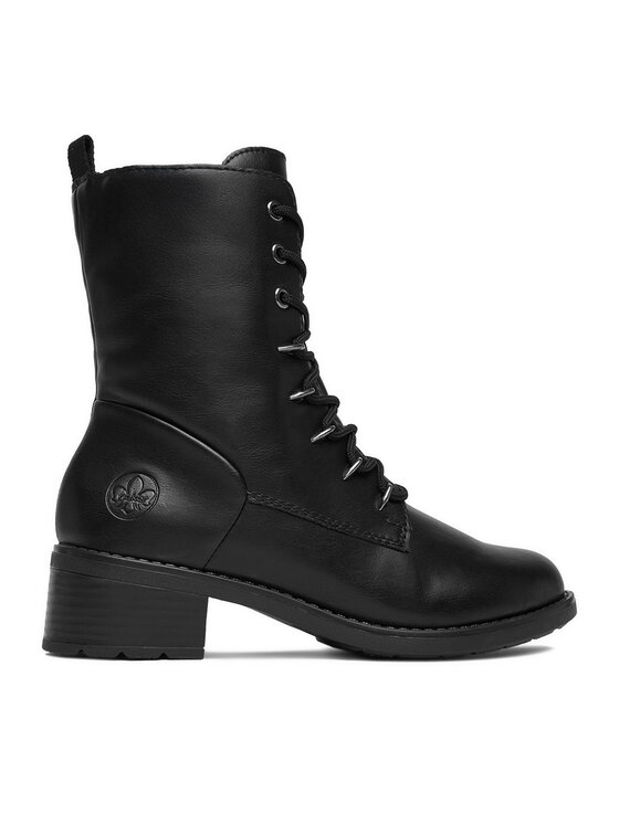 Rieker Rieker Schnürschuhe 75430-00 Schwarz