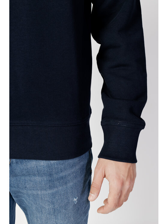 BOSS Boss Felpa JERSEY WE BASIC CREW Blu Basic Fit
