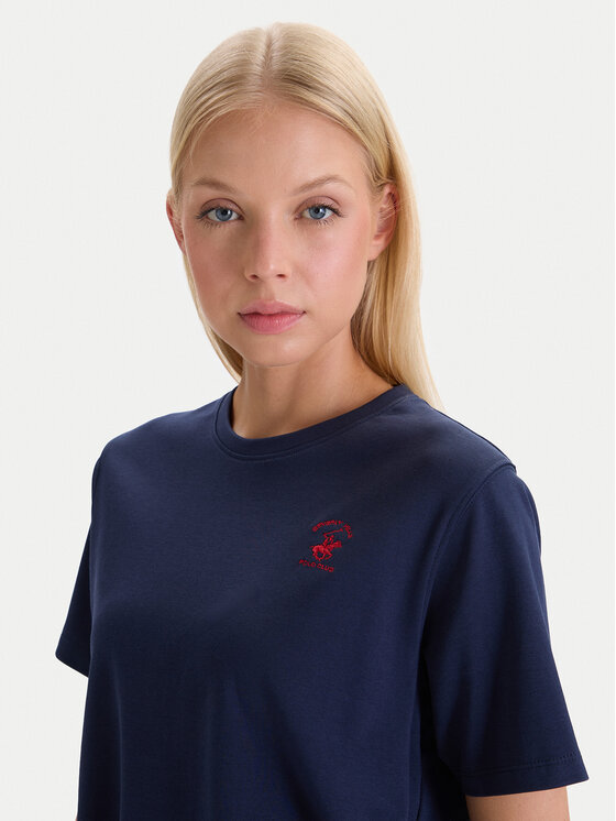 Beverly Hills Polo Club Beverly Hills Polo Club T-särk W126-BHLTS-1031-20X Tumesinine Regular Fit