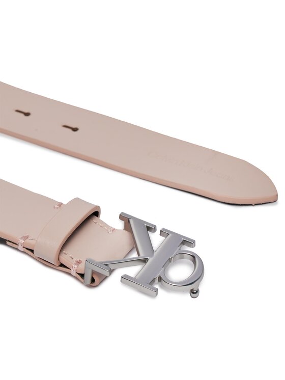 Calvin Klein Jeans Calvin Klein Jeans Pasek Damski Round Mono Pl Lthr Belt 30Mm K60K611490 Różowy