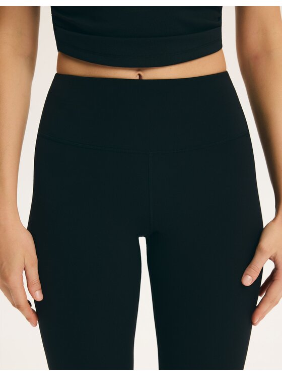 Esotiq Esotiq Legginsy 46023 Czarny Flared Leg