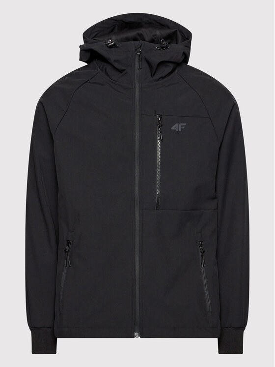 4F 4F Kurtka softshell H4Z21-SFM002 Czarny Regular Fit