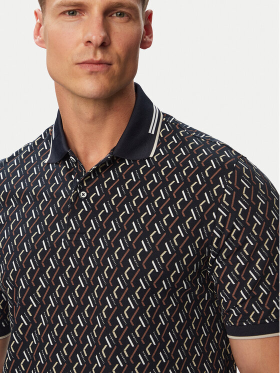 Bugatti Bugatti Poloshirt 8150-15032E Dunkelblau Regular Fit