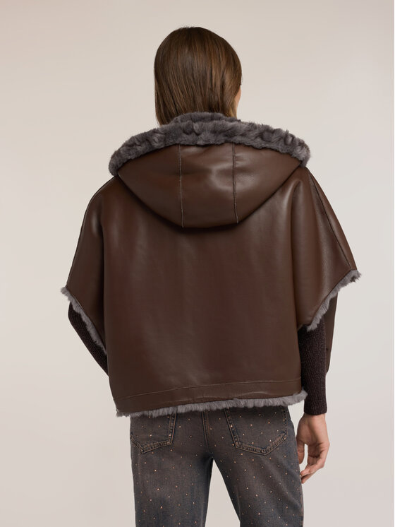 Motivi Motivi Pelliccia 8001W000069N032 Marrone Over Fit