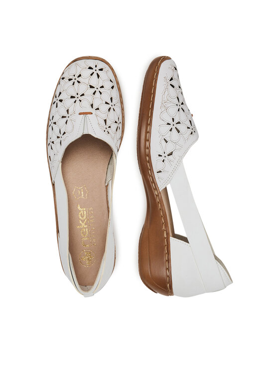 Rieker Rieker Scarpe basse 41356-80 Bianco