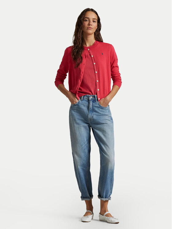 Polo Ralph Lauren Polo Ralph Lauren Kardigāns 211891672024 Sarkans Regular Fit