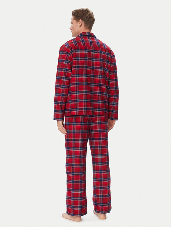 Tommy Hilfiger Tommy Hilfiger Pidžaama UM0UM03659 Punane Relaxed Fit