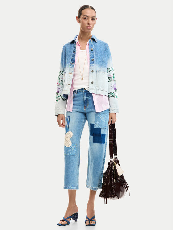 Desigual Desigual Дънково яке Dakota 26SWED16 Светлосиньо Regular Fit