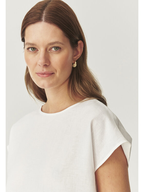 TATUUM TATUUM Halenka KRIKO Bílá Loose Fit