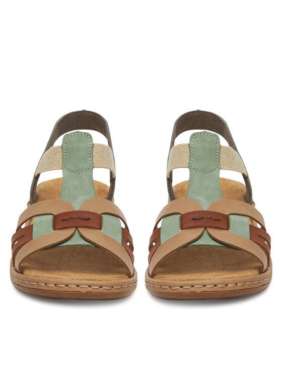 Rieker Rieker Sandali 65918-52 Zelena
