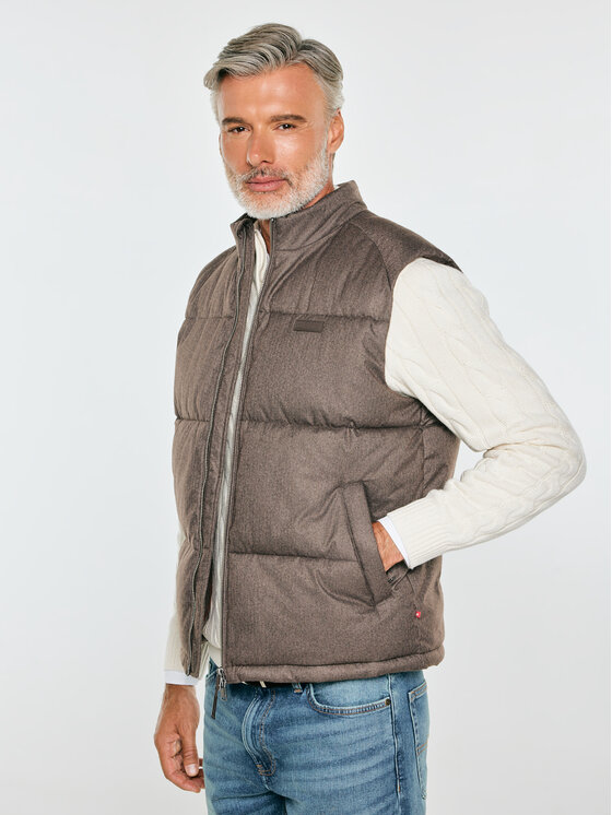 BIG STAR BIG STAR Kamizelka KAMIR Brązowy Basic Fit