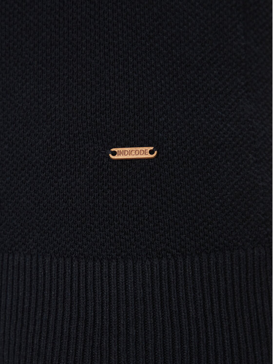 INDICODE INDICODE Polo Invorm 30-485 Granatowy Regular Fit