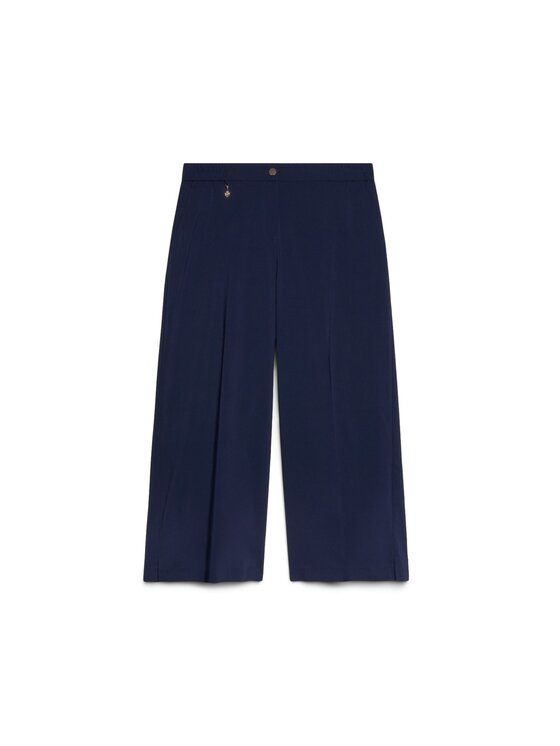 Fiorella Rubino Fiorella Rubino Spodnie materiałowe P042L002400N034 Niebieski Cropp Fit