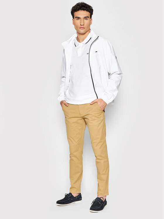 Tommy Jeans Tommy Jeans Polo Flag DM0DM12963 Bianco Regular Fit