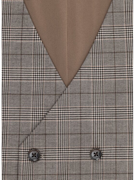 Pako Lorente Pako Lorente Kamizelka P26WF-8X-002 Brązowy Slim Fit