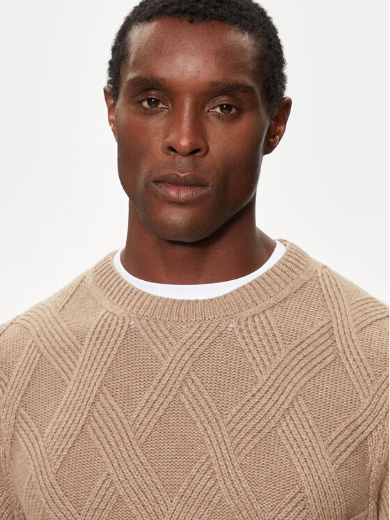 JOOP! JOOP! Пуловер 17 JK-28Diamondo 30043058 Бежов Modern Fit