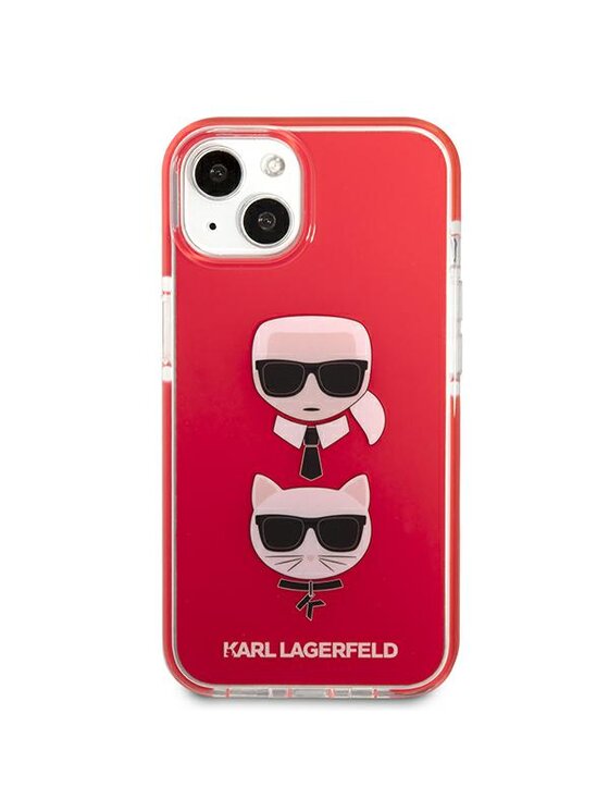 KARL LAGERFELD KARL LAGERFELD Etui na telefon iPhone 13 Mini Czerwony