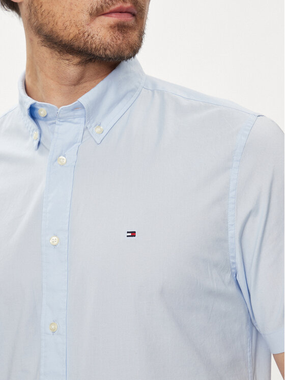 Tommy Hilfiger Tommy Hilfiger Koszula MW0MW33809 Błękitny Regular Fit