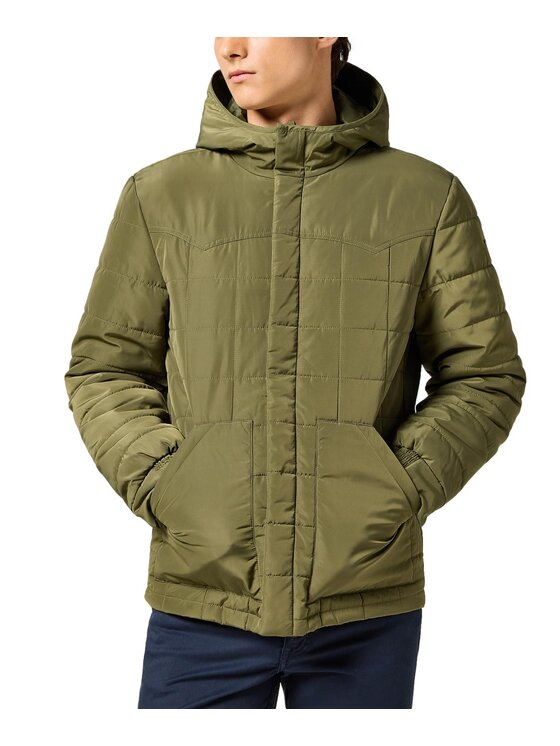 Wrangler Męska Kurtka puchowa, rozmiar XXL, Zielona, 112357207