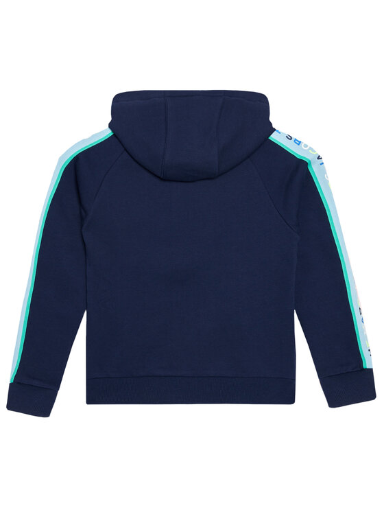 Felpa W25469 D Blu scuro Regular Fit