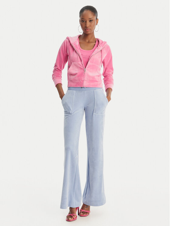 Juicy Couture Juicy Couture Teplákové nohavice Layla JCSEBJ001 Modrá Flared Leg