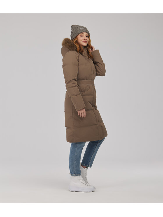 Lee Cooper Lee Cooper Kurtka przejściowa JOYCE Brązowy Regular Fit