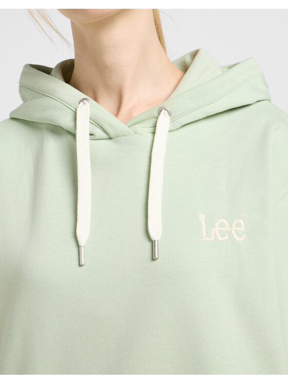 Lee Lee Bluza 112363839 Zielony Relaxed Fit