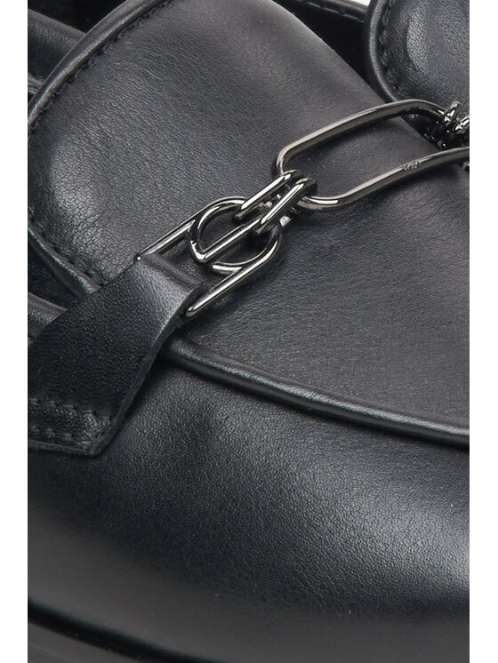 Estro Estro Mokasíny ER00115616 Černá