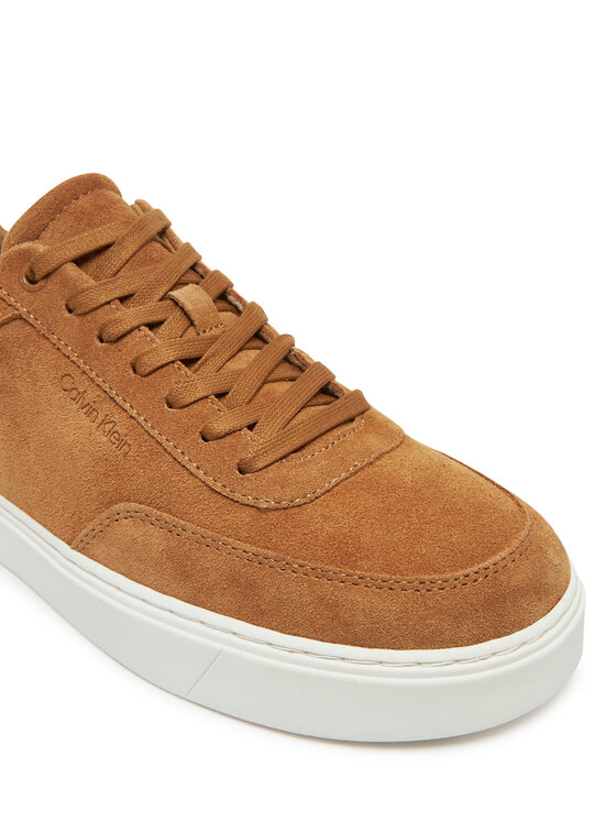 Calvin Klein Calvin Klein Sneakersy Clean Cup Low Laceup Oxf Su HM0HM01880 Brązowy jasny