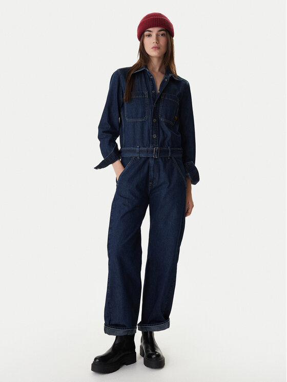 G-Star Raw G-Star Raw Kezeslábas D26877-E090 Sötétkék Relaxed Fit