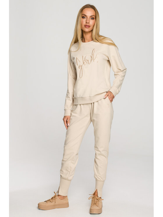 Made of Emotion Made of Emotion Felpa M693 Beige